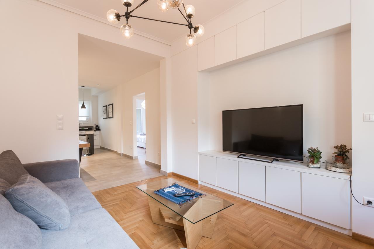 Apartmán Pagrati 2Bdr Flat Atény Exteriér fotografie
